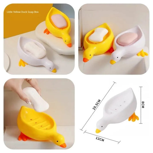 Quick Drain Duck Shape box Whale Shape Soap Box Soap tray Thickened Plastic Drainage Soap Holder Soap dish Bathroom Accessories
