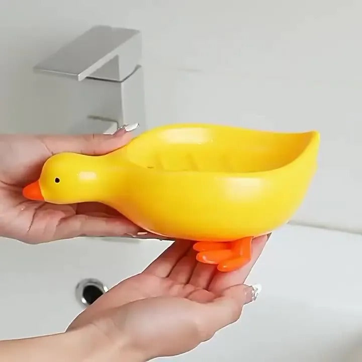 Quick Drain Duck Shape box Whale Shape Soap Box Soap tray Thickened Plastic Drainage Soap Holder Soap dish Bathroom Accessories