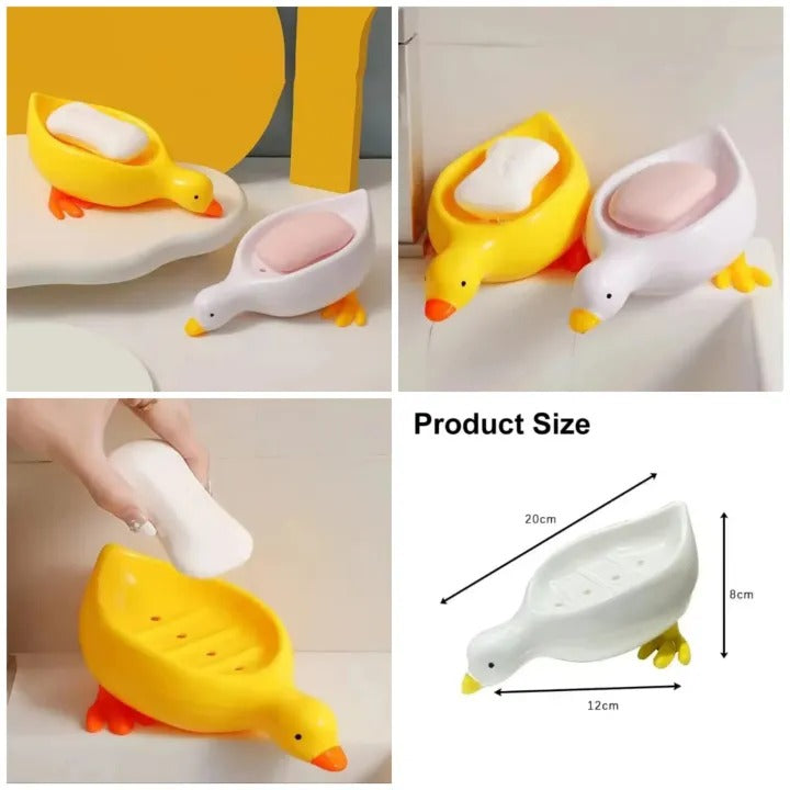Quick Drain Duck Shape box Whale Shape Soap Box Soap tray Thickened Plastic Drainage Soap Holder Soap dish Bathroom Accessories