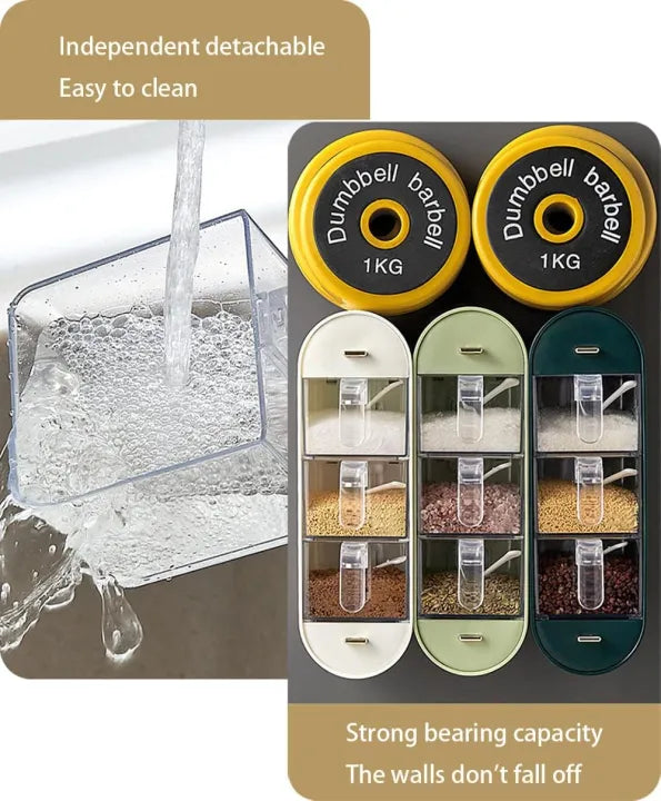 Wall-Mounted Seasoning Spice Rack