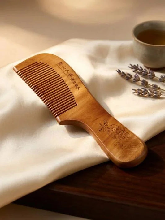 Anti Frizz Wooden Hair Comb