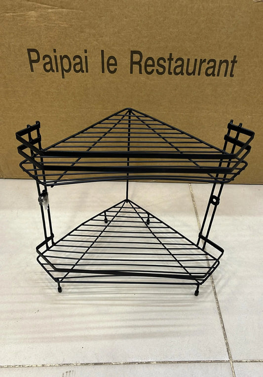 2 Tier Multipurpose Organizer for Kitchen & Bathroom (With screw hooks)