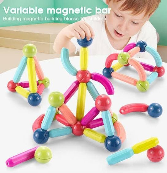 Magnetic Blocks Set Toy for Kids - 42pcs